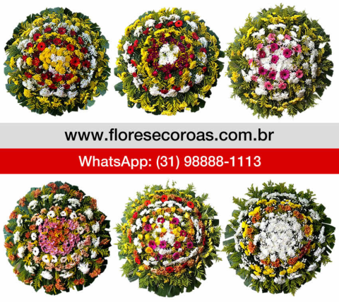 Coroa de flores Mario Campos floricultura entrega coroas Mario Campos